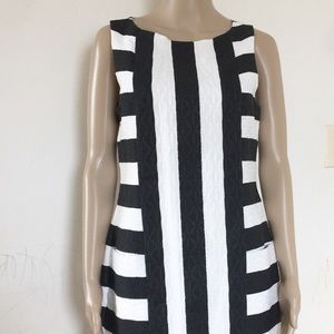 J. Taylor Striped Sheath Dress